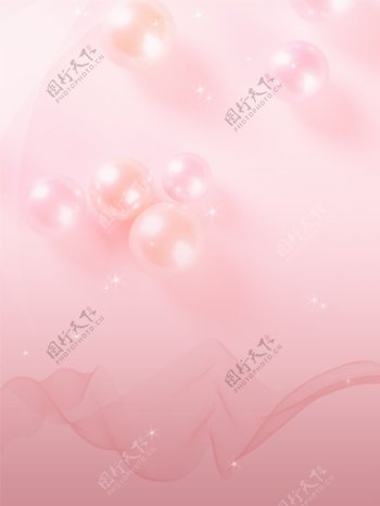 唯美粉色气球520表白背景素材