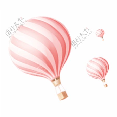 粉色氢气球装饰