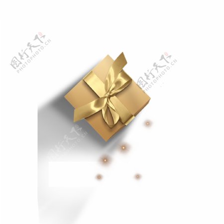 金色礼物盒包装