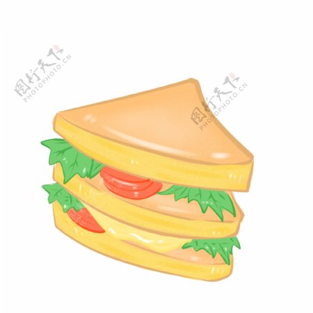 食物面包三明治