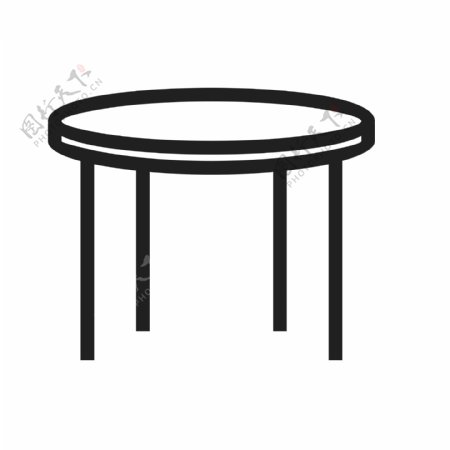 扁平化圆桌