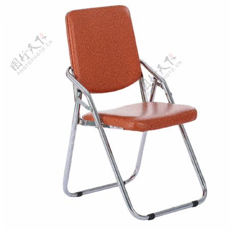 精致手绘褐色椅子装饰元素