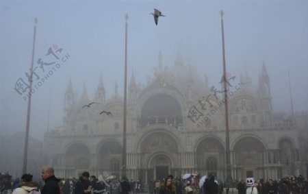 雾中圣马可教堂
