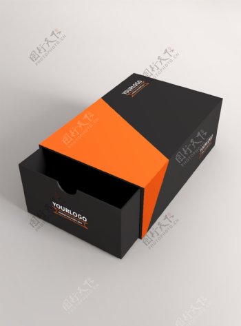 原创模型样机盒子鞋盒包装
