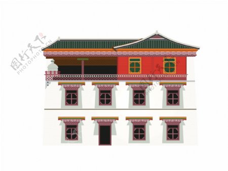 中国藏地民居建筑
