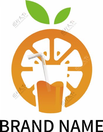 口碑果汁饮品logo