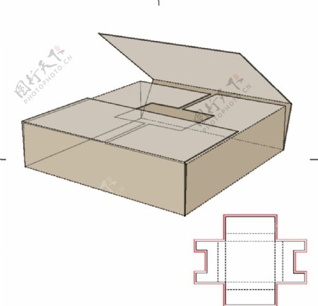 包装盒设计部效果图