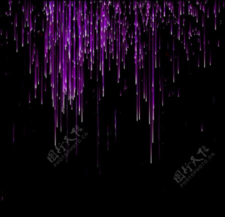 紫色炫酷线状光辉光效线条