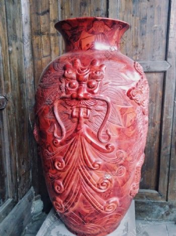 花瓶陶器瓷瓶中式瓷器