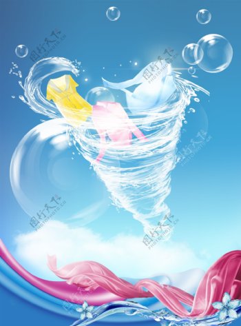 螺旋肥皂泡水泡气泡圆形泡泡