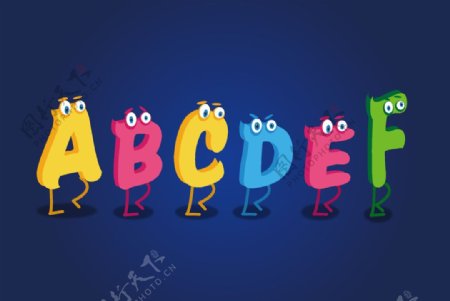 字母ABCDEF