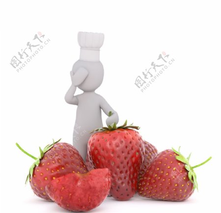 草莓3D动画