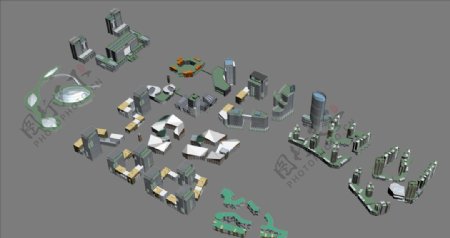 城市规划建筑群
