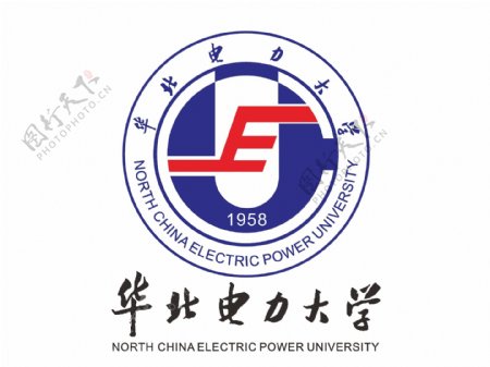华北电力大学logo