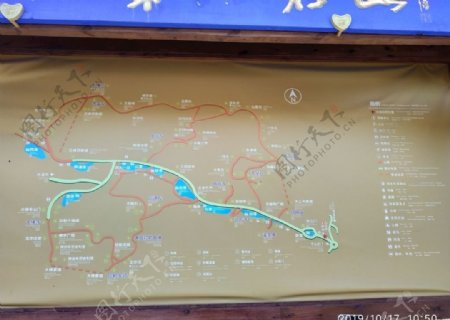 千山旅游图