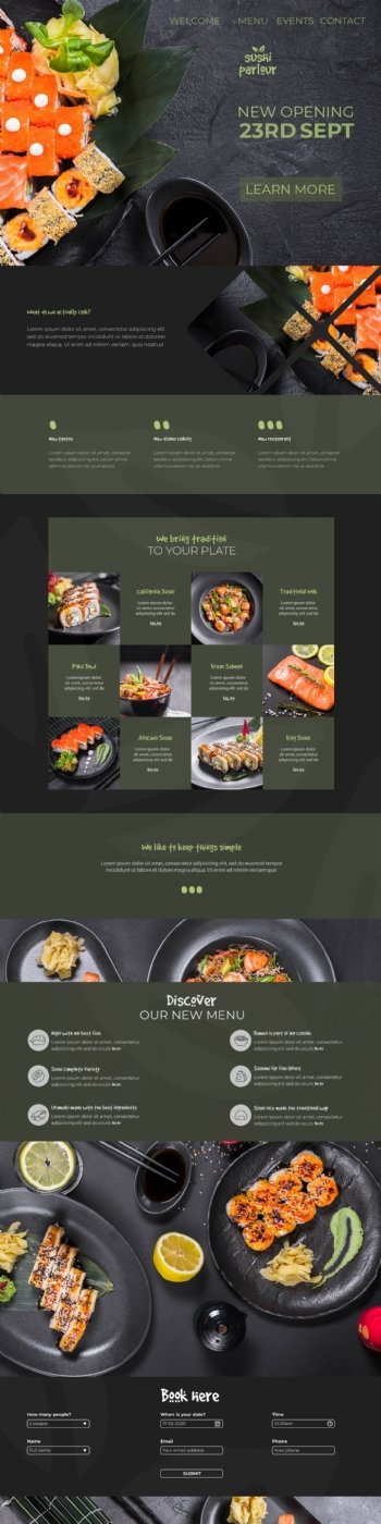 美味寿司网页