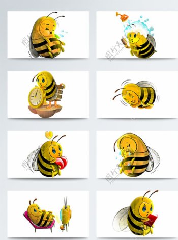 调皮动画小蜜蜂