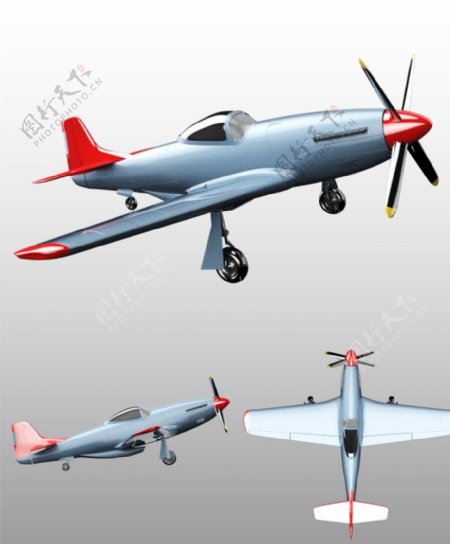 二战战斗机3d模型