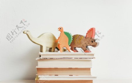 书恐龙玩具积木