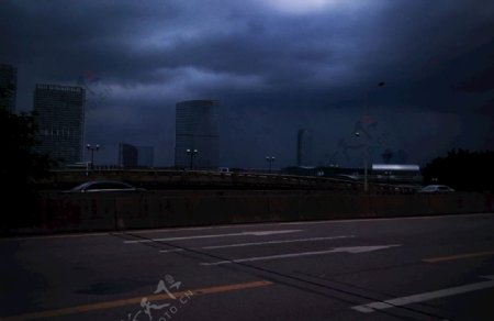 风雨恶劣天气台风天空摄影素材