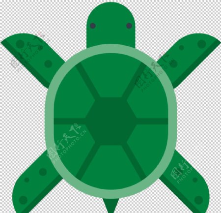 乌龟动物标志图形图标装饰素材