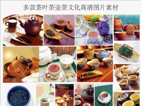 多款茶叶茶壶茶文化高清图片素材