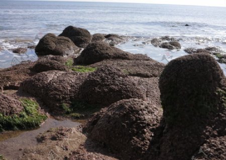 海滩礁石