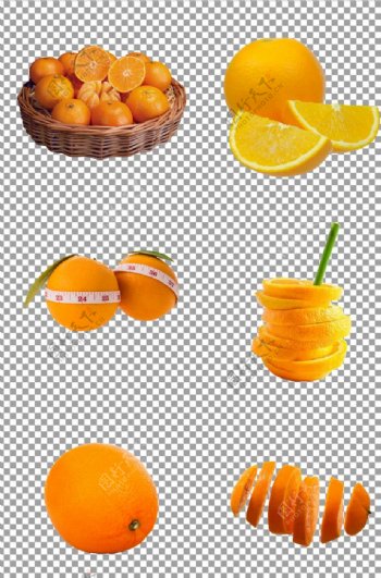橙色香甜橙子