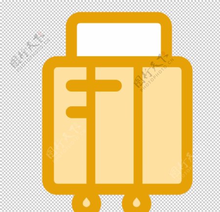 行李箱标志标识图形图标素材