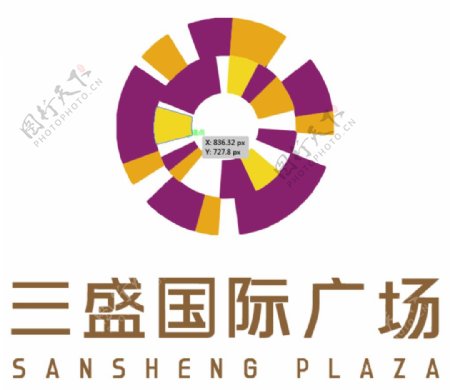 三盛广场logo