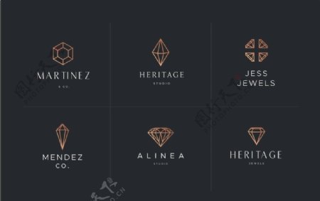 钻石珠宝logo设计