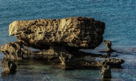 海岸风景摄影图