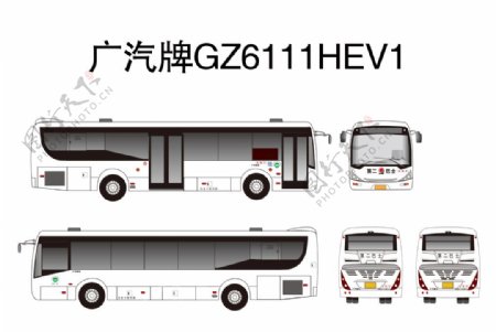 广汽牌GZ6111HEV1