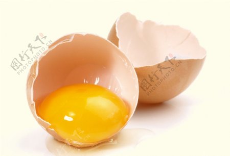 蛋壳蛋黄图片
