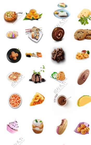饼干甜品素材图片