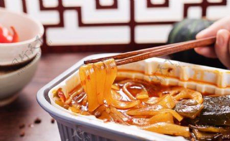 自制火锅美食食材背景海报素材图片