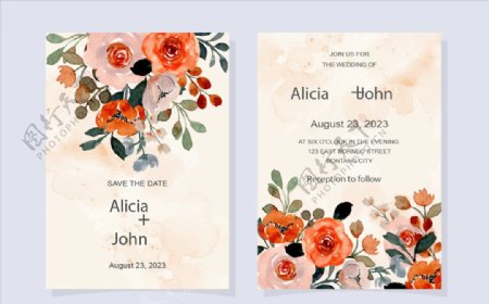 花卉背景卡片图片