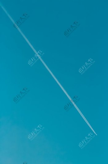 天空线条飞机简约背景海报素材图片