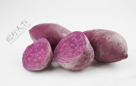 紫薯零食美食背景海报素材图片
