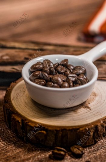 咖啡咖啡豆背景海报素材图片