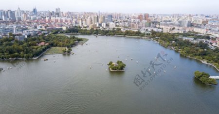 济南老城大明湖图片