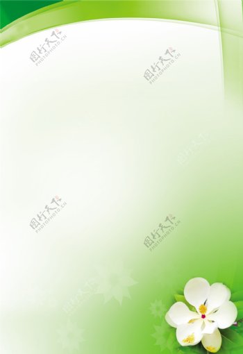 绿色背景展板背景图片