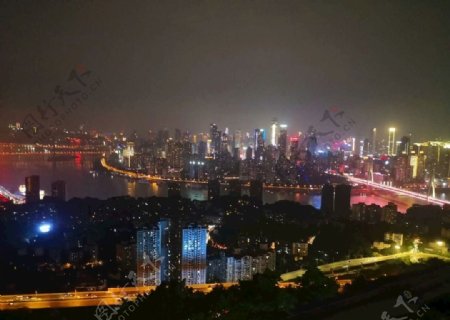 城市夜景背景图图片