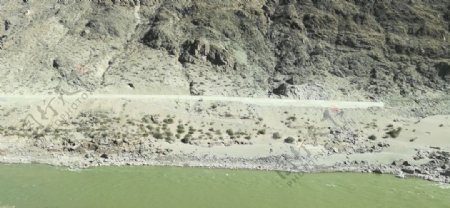 峡谷河流风景图片