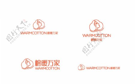 棉暖万家logo图片