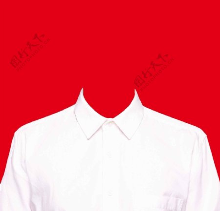 白色衬衫素材图片