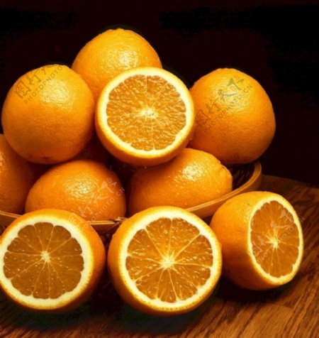 新鲜柑橘图片