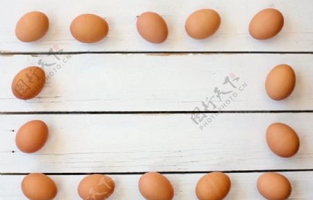 鸡蛋边框图片