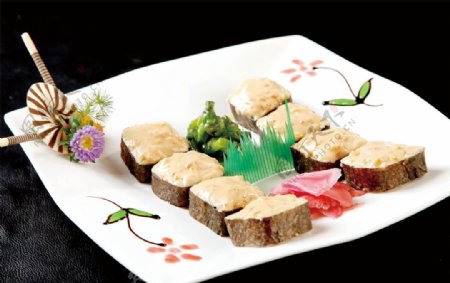海蜇寿司图片