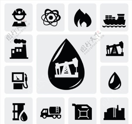 能源化工石油元素图片